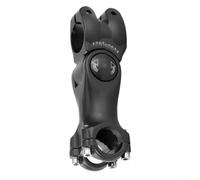 Attacco manubrio regolabile in lega di alluminio per mountain bike con design ergonomico per supporto posteriore (25,4 x 100 mm)