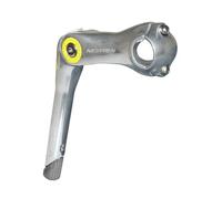 Attacco manubrio city regolabile Newton a 22,2mm lunghezza 105mm argento per man