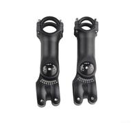 Attacco manubrio regolabile per bicicletta, diametro 25 4 mm/31 8 mm, in lega di alluminio ergonomico, leggero per il massimo comfort (31,8-120 mm)