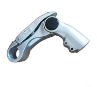 Attacco manubrio regolabile per forcella anteriore da 28 6 mm di diametro con angolo di 0 90 gradi e blocco sicuro a due viti incluso sgancio rapido