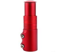 Attacco Manubrio Riser Alluminio 28.6mm Estensione | Lega alluminio 6061, aumento altezza 7-10cm, riduzione sforzo schiena, compatibile standard 28.6mm(red)