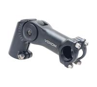 Attacco Manubrio Voxom VB3 100mm, Compatibile con Diametro 25,4 mm e 31,8 mm, Regolabile da -10° a +65°, Colore Nero, in Allumin