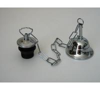 ATTACCO MONTATURA PER LAMPADARIO CON CATENA CROMATO