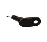 Attacco Mozzo Nero per Carrelli Bonin Foro 12.5mm Perno 12mm