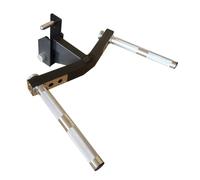 Attacco per barra per squat da 7,6 x 7,6 cm, attacco Power Rack in acciaio resistente, ideale per trazioni, allenamenti di base e allenamento della forza