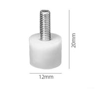 Attacco per chiave a bussola compatibile con aste filettate da 14, 38, 12, progettato per convertire trapano standard in efficiente strumento di fissaggio dado per uso in cantiere (C)