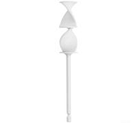 Attacco per miscelatore epossidico montato su trapano, design a doppia spirale per una miscelazione accurata di vernice e resina, compatibile con punte da 500 giri/min (bianco)