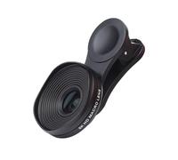 Attacco per obiettivo da 35 mm per fotografia smartphone, in lega di alluminio nero, multi strato, rivestimento ottico, clip sul teleobiettivo