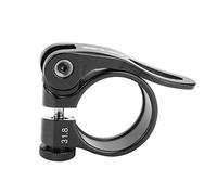 Attacco per palo per bicicletta, Clip per tubo di serraggio a sgancio rapido in lega di alluminio per bici da strada asta sella per bicicletta da 27,2/28,6 mm (nero)