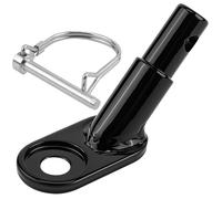 Attacco per rimorchi per bicicletta con perno di sicurezza, fissaggio universale in acciaio alleato, compatibile con rimorchio, bicicletta per bambini o cani, facile da installare, resistente e
