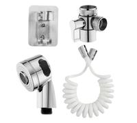 Attacco Per Rubinetto Spruzzatore Per Lavello - Palmare Da Cucina, Spruzzatore ABS 10,4x5,45 Cm, Set Adattatori Per Supporto Tubo | Ripostiglio Toelettatura Animali Domestici, Lavanderia, Bagno, Cucin