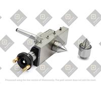 Attacco per tornitura conica per contropunta del tornio con opzioni Live & De...