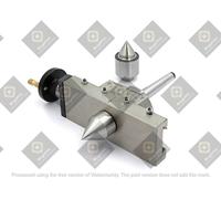 Attacco per tornitura conica per contropunta del tornio con opzioni Live & De...