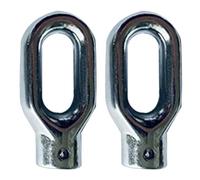 Attacco per trapano a manovella di sole da tenda, gancio della manovella retrattabile 2 pcs 1: 7 in lega in lega di tenda da lecca da sole sostituzione meteorologica resistente all'occhio di tenda da