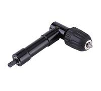 Attacco per trapano ad angolo retto 90 gradi, compatibile con punte 0,8-10 mm, adatto per trapani elettrici portatili, ideale per spazi ristretti, lega di alluminio e plastica, coppia max 25 Nm