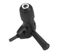 Attacco per Trapano Ad Angolo Retto 90 Gradi, Mandrino Autoserrante, Gambo 9,5 Mm, Adatto per Punte 0,8-10 Mm, Max 20 N·m, Compatto e Portatile, Comodo Trasportare,