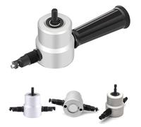 Attacco per trapano per taglierina per lamiera, roditrice flessibile per lamiera a doppia testa per trapano |.Taglierina