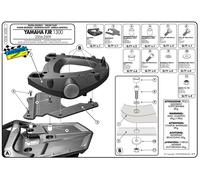 Attacco Posteriore Bauletto+Piastra MONOLOCK GIVI E228 YAMAHA FJR 1300 2006-2020