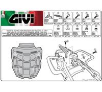 Attacco posteriore in alluminio bauletto TRIUMPH Tiger 800/XC/XR 2013 2014 GIVI