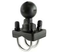 Componente doppia ASOLA ad U RAM-235U e SFERA da 35mm per fissaggio su TUBO PALO