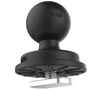 Attacco Ram Mounts RAP-B-354U-TRA1 su binario slitte nautiche con attacco T-BOLT
