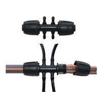 Attacco Rapido Acqua PE Pipe Connector Garden Drip Irrigation