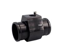 Simoni Racing WTS34 Raccordi in Alluminio Anodizzato Nero, per Installazione Sensori Strumenti, Diametro 34 mm