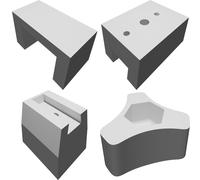 Attacco Slitta Dovetail per FLIR Armasight Visore Termico - Elmetto Tripod