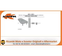 ATTACCO SPECIFICO BAULETTO MONOLOCK POSTERIORE KYMCO AGILITY 300 2019 2020 2021