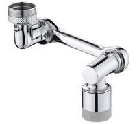 Attacco universale for prolunga rubinetto girevole con miscelatore aria, ugello a bolle, adattatore 22/24 mm, for lavabo, lavello della cucina(2pcs)