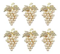 Attaches-serviettes En Forme De Raisin - Porte-serviettes En Métal Avec