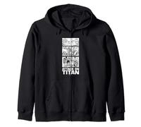 Attack on Titan Annie Leonhart VS Reiner Braun Stack Manga Felpa con Cappuccio