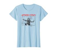Attack on Titan Armin Arlet Survey Corps Manga Portrait Maglietta, Donna, Celeste, L