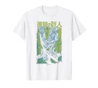 Attack on Titan Colossal Titan Kanji Manga Color Epic Poster Maglietta