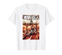 Attack on Titan Manga Mikasa Volume 31 Cover Maglietta, Uomo, Bianco, XL