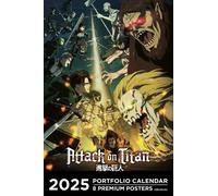 Attack on Titan Portfolio Calendar 2025 English Version