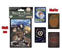 ATTACK ON TITAN SLEEVES BATTLE TRIO Accessori Don T Panic Games