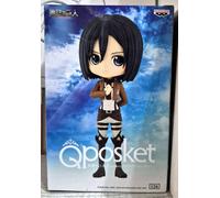 ATTACK ON TITAN STATUA MIKASA ACKERMANN VOL.2 A BANPRESTO Q POSKET BANDAI 14CM