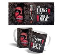 Attack On Titan Tazza Titan Coffee Break Time 325 Ml Popbuddies