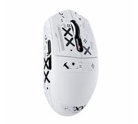 ATTACK SHARK G3 Mouse Gaming Wireless, 59g SUPERLIGHT, 25000 DPI, Sensore PixArt PAW3311, 80 Milioni di Click, Bluetooth/2.4G/USB-C Cablato, Batteria da 500mAh, per PC/Mac, Bianco