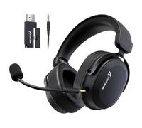 ATTACK SHARK L30PRO Cuffie Gaming Wireless 7.1 Surround Sound 50mm | Driver Bio 50mm, Tri-Mode 2.4G/BT 5.3/Cablato, Microfono ANC rimovibile, 84H autonomia, PC/PS/Switch, Nero