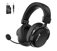 ATTACK SHARK L30PRO Cuffie Gaming Wireless, Audio Surround 7.1, Modalità EQ, Driver 50 mm, Connettività Tripla, Batteria 1100 mAh, Over Ear con Microfono Rimovibile per PC - Nero