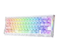 ATTACK SHARK MAMBASNAKE Wired R68HE Ice Ninja Jade Interruttore Magnetico RGB Tastiera in Fibra di Carbonio forgiata con Incisione Laterale