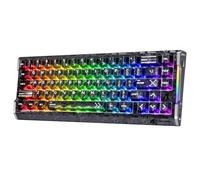 ATTACK SHARK MAMBASNAKR R68HE Tastiera da gioco magnetica a latenza ultra bassa 8000Hz con switch in fibra di carbonio con RGB dinamico per PC Mac Esport Game Ink Shadow