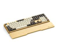 Attack Shark Poggiapolsi in Bambù Naturale con 104 Tasti,Ergonomico per Poggiapolsi per Digitazione e Comfort di Gioco, Sensazione di Legno, Antiscivolo, per Tastiera Meccanica di Dimensioni Standard