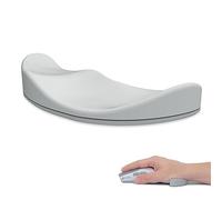 Attack Shark Poggiapolsi per Mouse Morbido e Confortevole in Silicone, Supporto per Polso Ergonomico per Mouse,Anti-Affaticamento, Portatile Durevole/Leggero, per Casa/Ufficio/Gioco-Grigio Mano Destra
