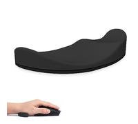 Attack Shark Poggiapolsi per Mouse Morbido in Silicone, Supporto Ergonomico per il Polso del Mouse, Previene l'RSI, Scorrevolezza Fluida, Portatile Leggero, per Casa/Ufficio/Gioco-Mano Sinistra Nero