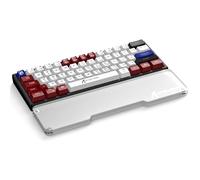 ATTACK SHARK Poggiapolsi Acrilico Trasparente per Layout 61 Tasti/60% - Ergonomico Antiscivolo