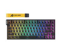 ATTACK SHARK R82 HE Tastiera meccanica da gioco con cavo TKL NKRO con polling 8K, precisione RT 0,005 mm, velocità di scansione 256K, suono a 5 strati, interruttore magnetico effetto Hall, driver per