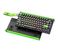 ATTACK SHARK R85 HE - Tastiera meccanica da gioco RGB cablata al 75% effetto Hall con polling 8K, precisione RT 0,05 mm, latenza 0,08 MS, interruttore magnetico, 5 strati audio smorzato, driver per PC